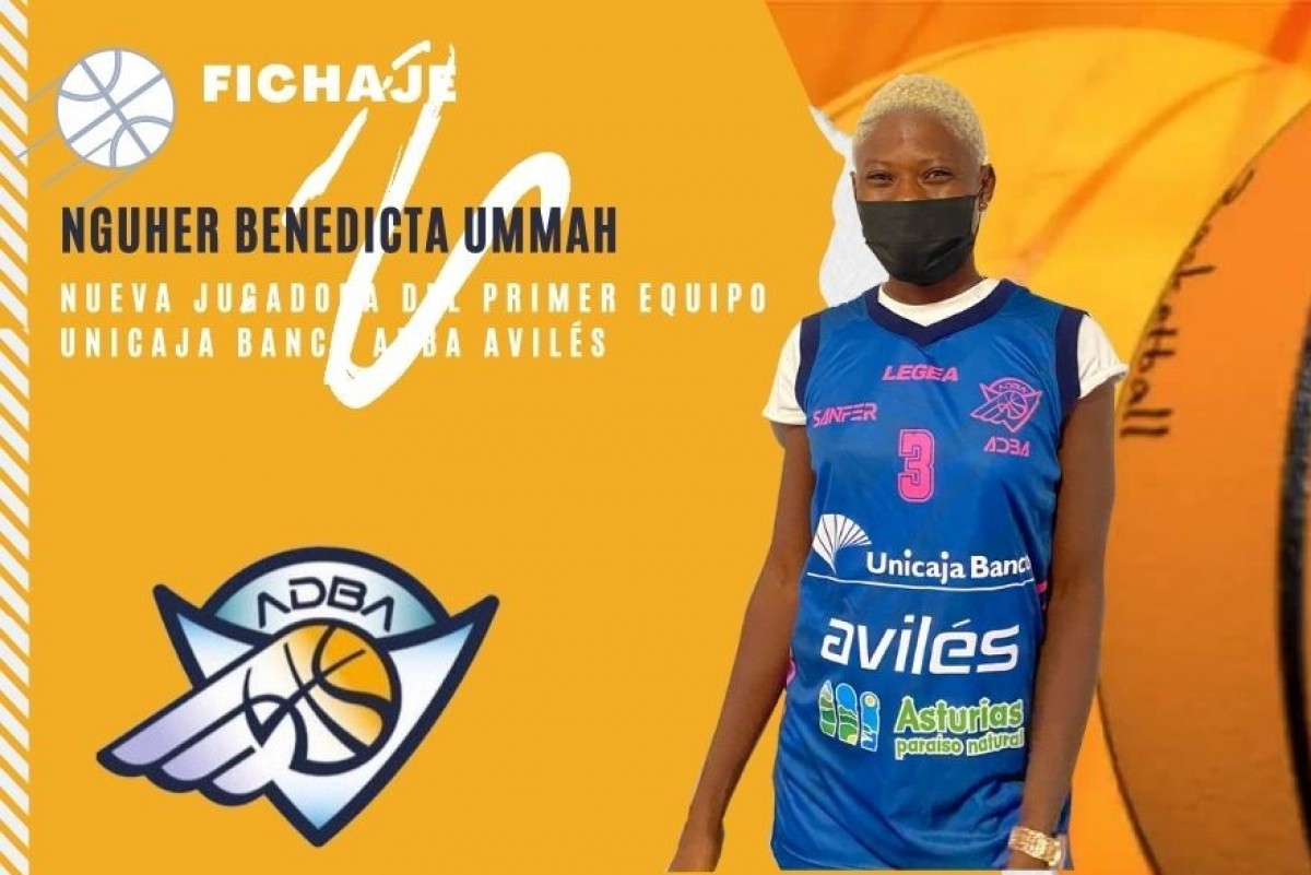  Benedicta Ummah, se incorpora al primer equipo de ADBA Bienvenida a Unicaja Banco ADBA Avilés